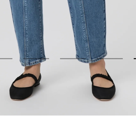 PAIGE Jolie Black Women's Ballet Mary Jane Flats Size 6 NWT - Picture 2 of 7